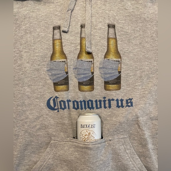 Corona-virus Grey Sweatshirt XXL - Picture 3 of 4